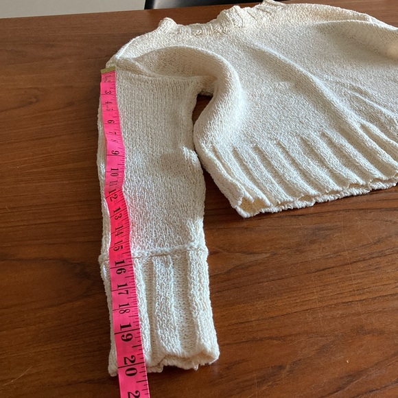 J. CREW Cream Knit Sweater Sz: XXS - Fits like a Small - Picture 7 of 9